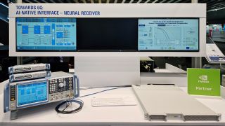 AI/ML-based neural receiver with NVIDIA as seen at MWC Barcelona. (Image: Rohde & Schwarz) AI/ML-based neural receiver with NVIDIA as seen at MWC Barcelona. (Image: Rohde & Schwarz)
